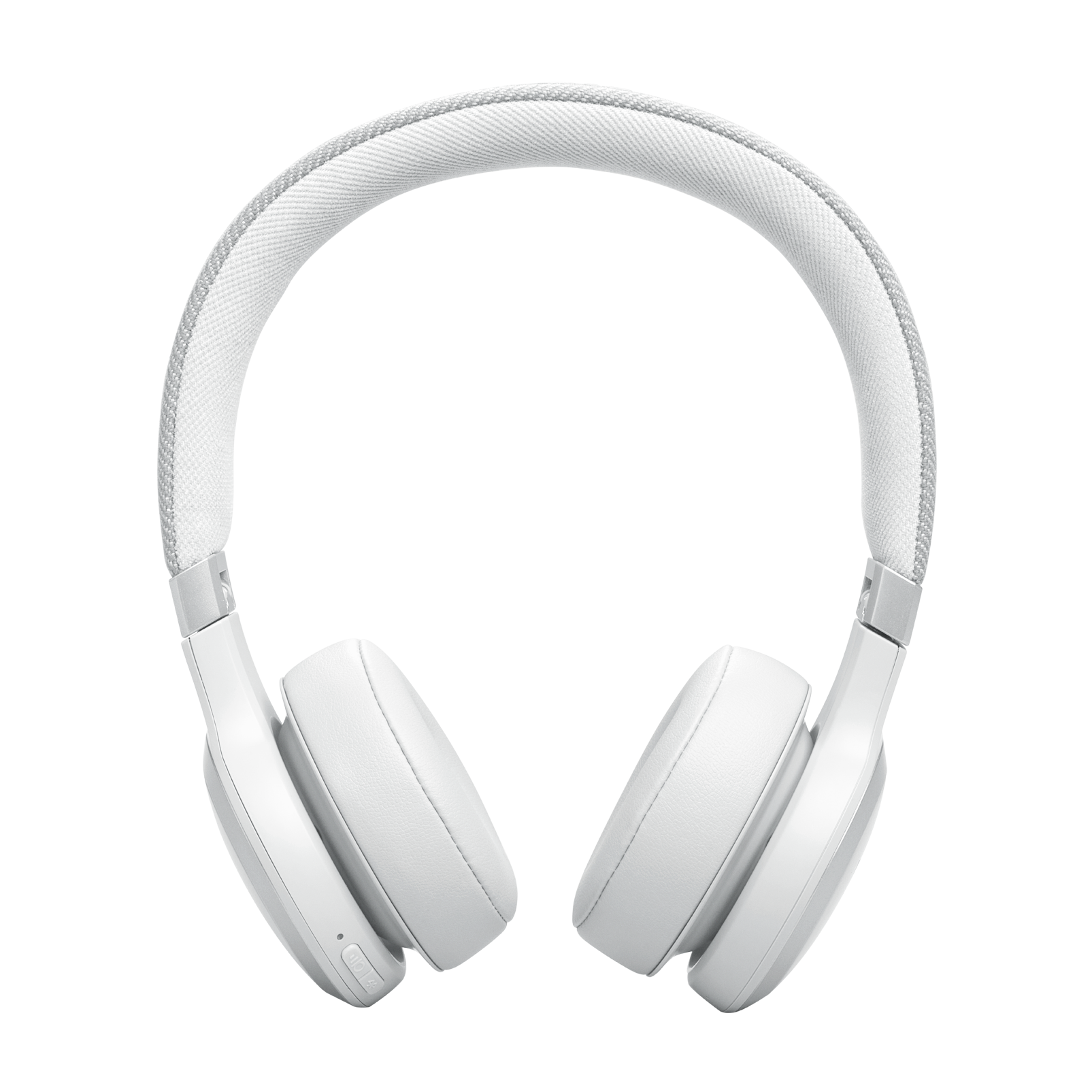 JBL Live 670NC - White - Wireless On-Ear Headphones with True Adaptive Noise Cancelling - Front
